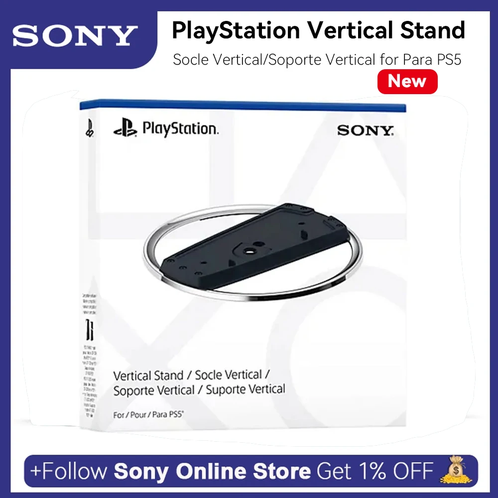 Sony PS5 Slim Vertical Stand for PS5® Consoles Base PS5 Slim Vertical Stand Sony Socle Vertical
