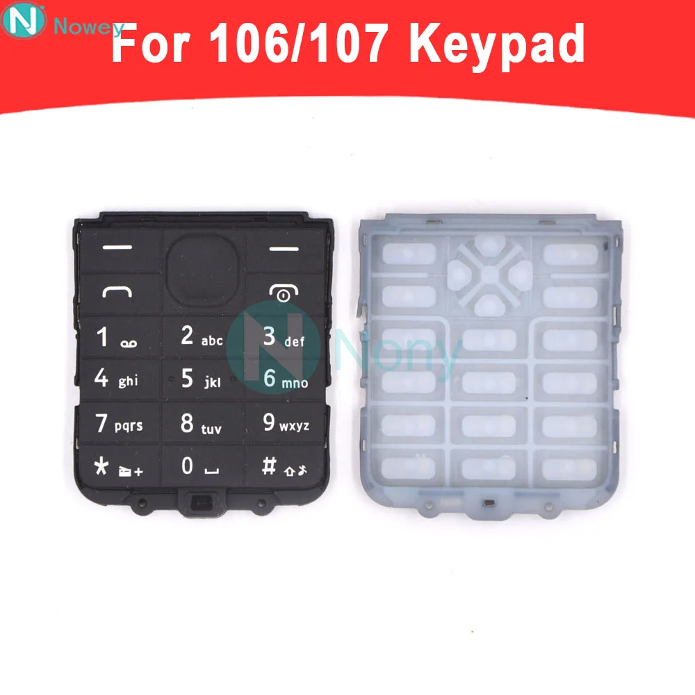 Nowey 106 Cover Keyboard For 106 / 107 Phone English Russian Arabic Keypad Housing Replacement Parts