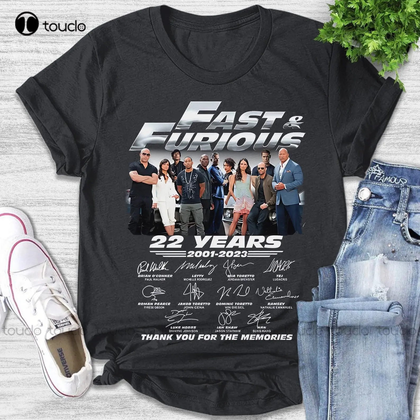 The Fast And The Furious 2001 2023 Anniversary 22 Anni T-Shirt The Fast X Movie Shirt Grazie Per I Ricordi Camicia Nonno