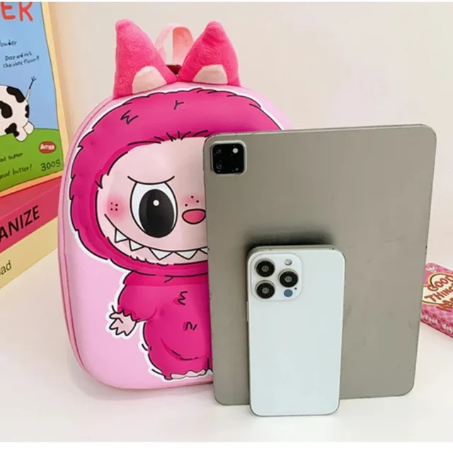 Labubu 11-Inch Hard Shell 3D Cartoon Schoolbag – Lightweight & Cute Backpack for Kindergarten & Young Pupils 6