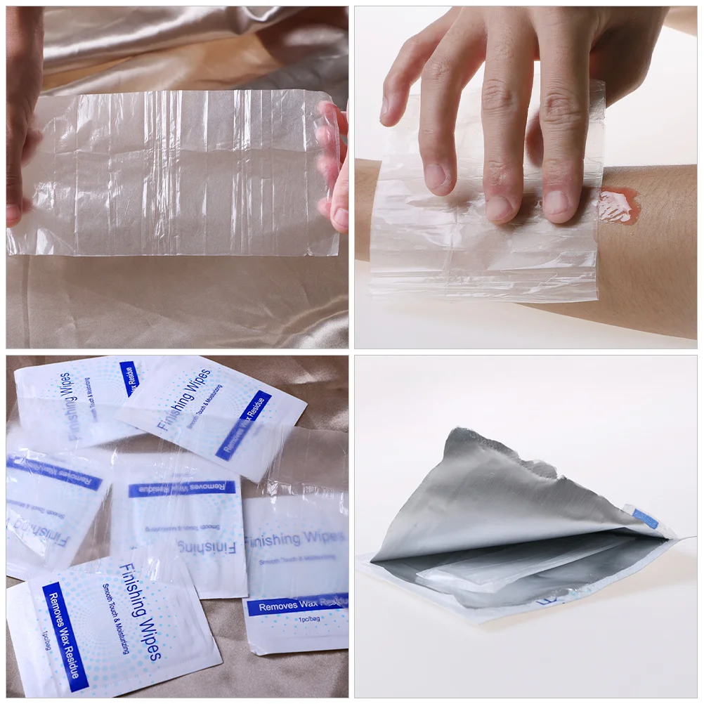 20 Pcs Body Hair Removal Wax Cleaning Oil Pack Miss Remover Cream Wipes After Waxing Finishing 2