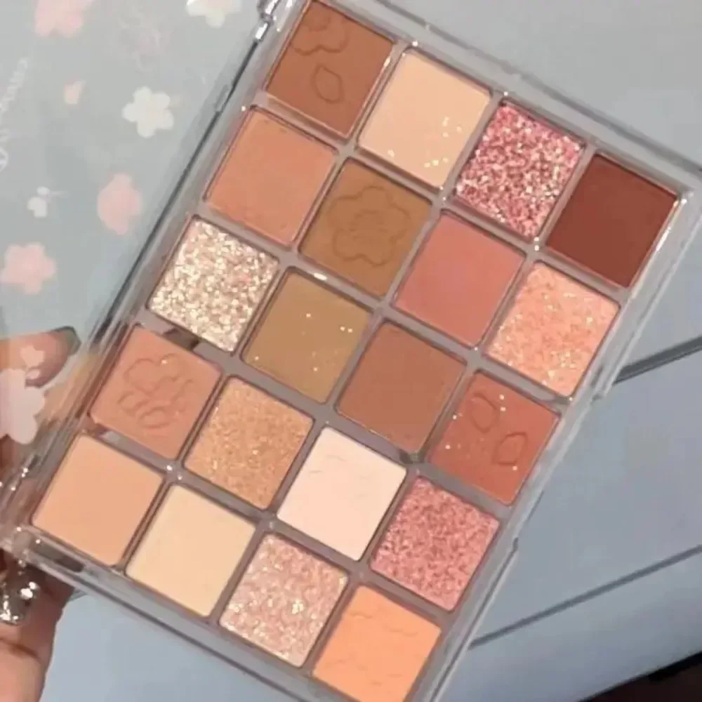 20 Colori Eyeshadow Palette Pearly Glitter Eyeshadows Shiny Eye Shadow Pallet Makeup Pigmentos Para Ojos Cosmetic Earth Color New