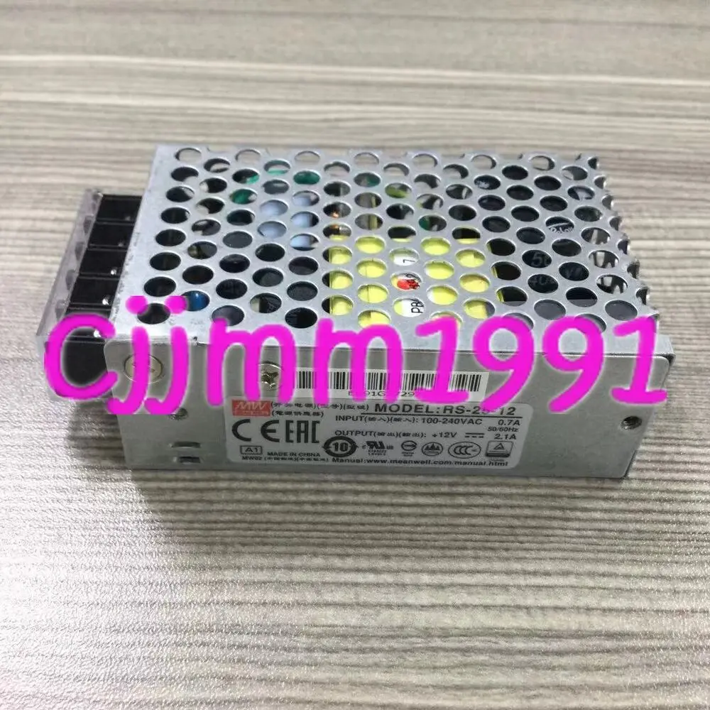 

1 шт. Новый импульсный источник питания Meanwell RS-25-12 12V2.1A