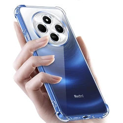 Custodia in silicone shockproof ultra sottile con retro trasparente