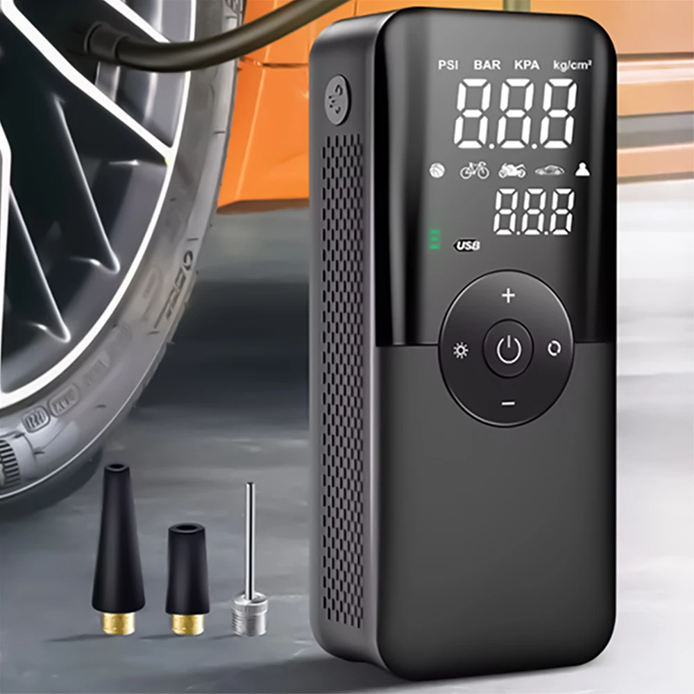 CARSUN Portable Rechargeable Tire Inflator – Digital Air Compressor 1