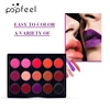 POPFEEL Matte 15 Colors Mini Lipstick Palette Red Lipstick Multicolored Moisturizing Lipstick Long Lasting Waterproof 1