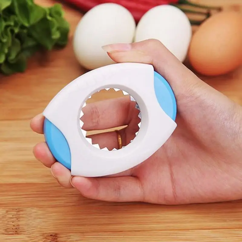 Boiled Egg Opener Eggs Topper Peeler Cookware Set Shell Remover Opener for Boiled Eggs Cutter Slicer Kitchen Gadget