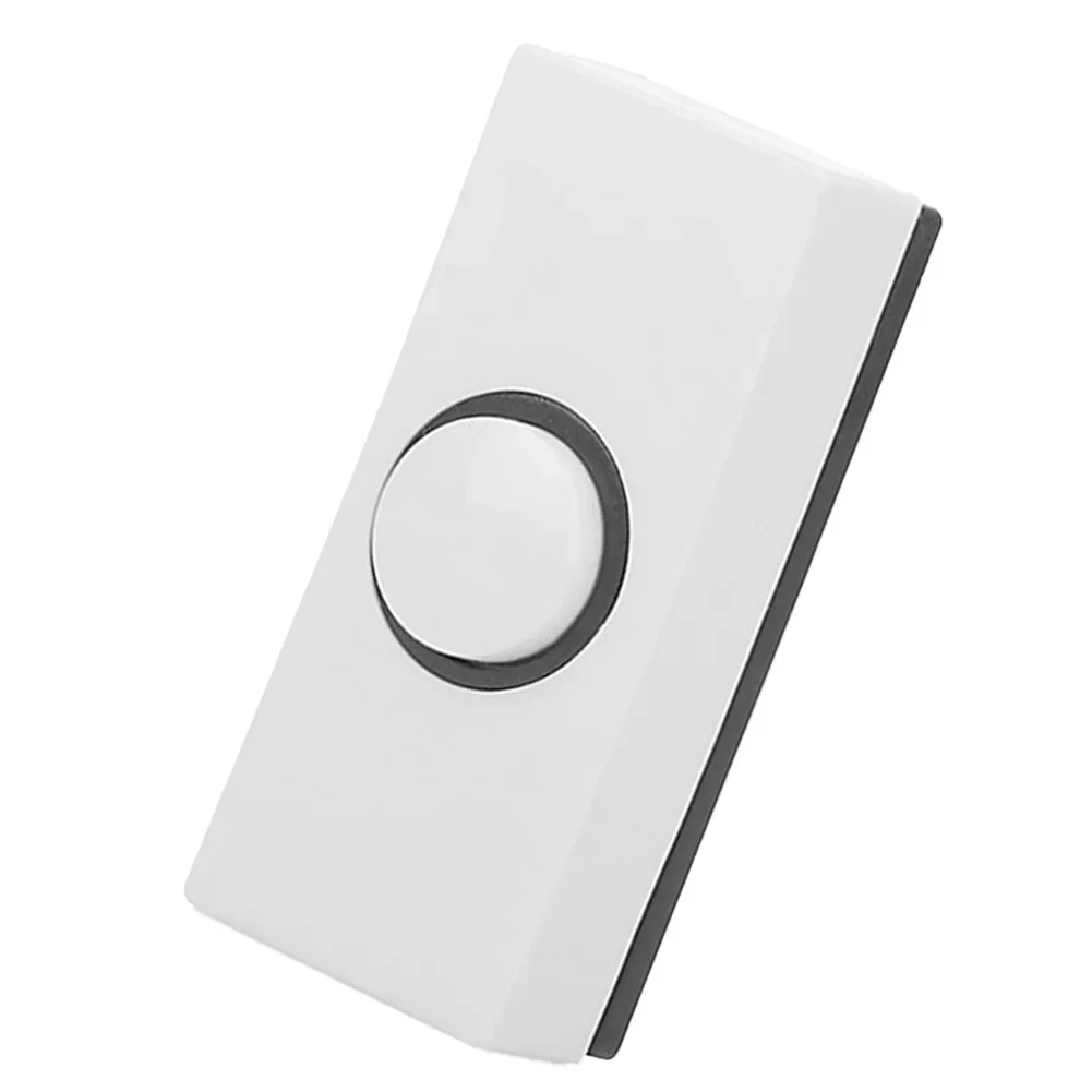 Plastic Hard Wiring Press Button Press Button Push Press White 86MMX37MMX22MM Chime Bell Door Bell Inserts Wall 4