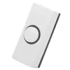 Plastic Hard Wiring Press Button Press Button Push Press White 86MMX37MMX22MM Chime Bell Door Bell Inserts Wall 4
