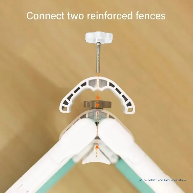 Infant Bed Barrier Clasps Multifunction Crib Guardrails Connection Toddler Crib Reinforcement Brackets Edges Supporting
