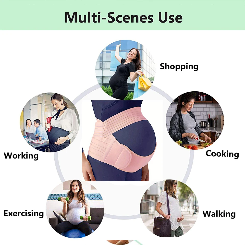 Pregnant Women Belts Maternity Belly Belt Waist Care Abdomen Support Belly Band Back Brace Protector pregnant maternity clothes