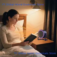 Портативный обогреватель 500 Вт, 2 режима, быстрый нагрев, настольный обогреватель для общежития, гостиной, кемпинга, рабочего стола, дома на колесах, учебы, работы, путешествий — изображение 4