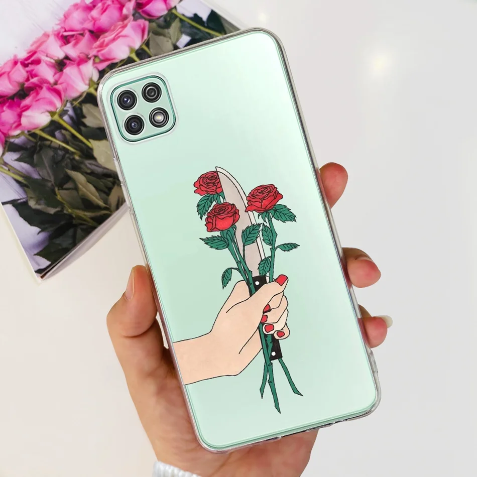 Stylish Transparent TPU Soft Silicone Phone Case
