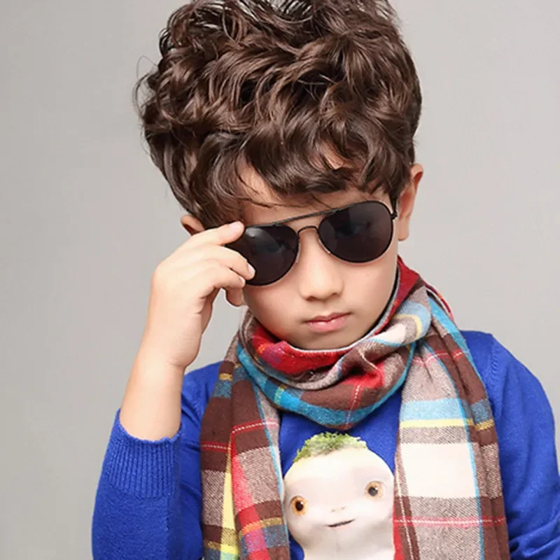 Baby Kids Boy Girl Pilot Sunglasses Metal Frame Goggles Glasses for Kids Children color matching sunglasses,polarized sunglasses,foldable glasses,kids sunglasses