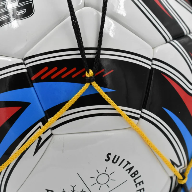 Nylon Net Bag Ball Carry Mesh for Volleyball Basketball Football Soccer Multi Sport Game Outdoor Durable Standard Black&Yellow sports bags nylon storage pouches