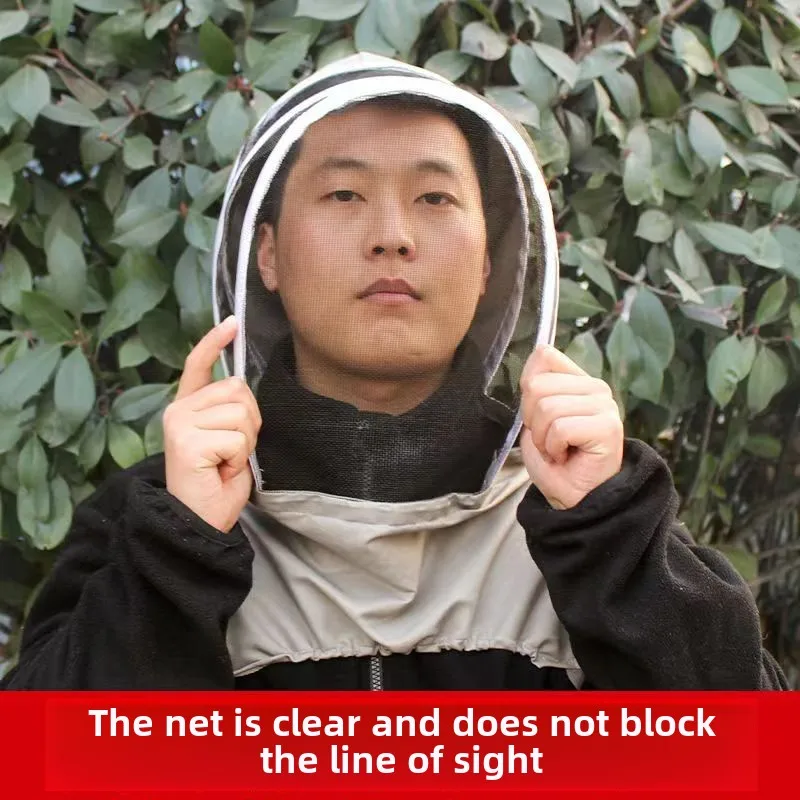 New Bee Hat Thickened Anti Bee Hat Face Mask Special High Definition Face Mask Beekeeper Protective Beekeeper
