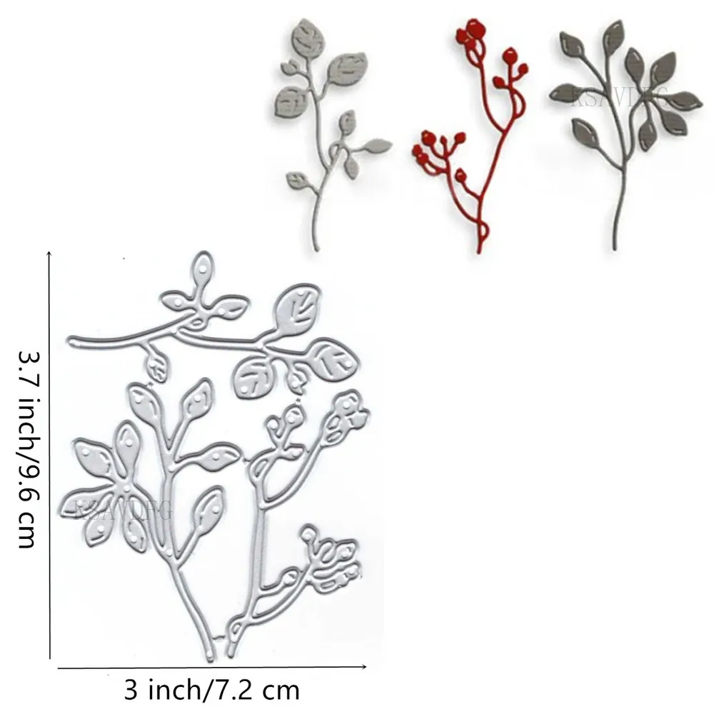 Floral & Leaf Design Metal Cutting Die Set for Crafting & Scrapbooking - 29 Unique Styles