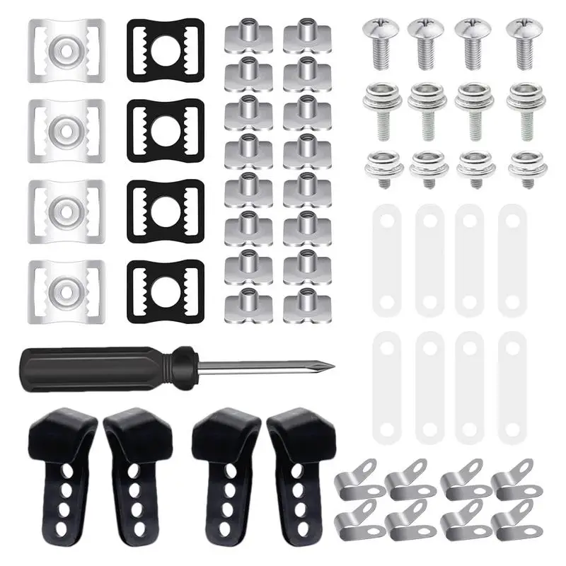 Sport Headgear Repair Kit Set Of 60 Ball Sport Headgear Repair Hardware Baseball And Hockey Screwdriver For