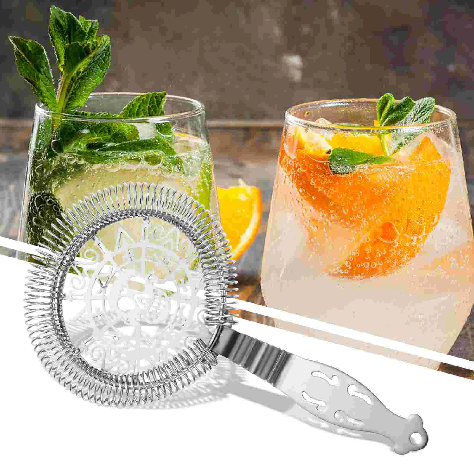 

Stainless Steel Cocktail Bar Bartenders Tea Cocktail Sifter Ice Filter Shaker Ice Wire Mixed Mixer Blender Colander Professional
