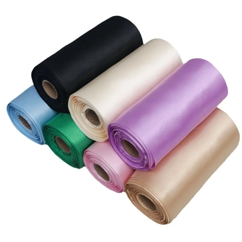 Satin Ribbons Ribbon Decoration Satin Ribbon Satin Ribbon Wide 15cm 20Meters/Roll Wedding Festival Birthday Party Gift Wrapping Christmas Supplies DIY Crafts Ribbon