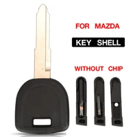 Jingyuqin 10PCS ที่ใช้งานได้3ข้อมูลจำเพาะของชิป Transponder Key กรณี Shell สำหรับ Mazda MAZ24R ใบมีดสามารถติดตั้งชิป