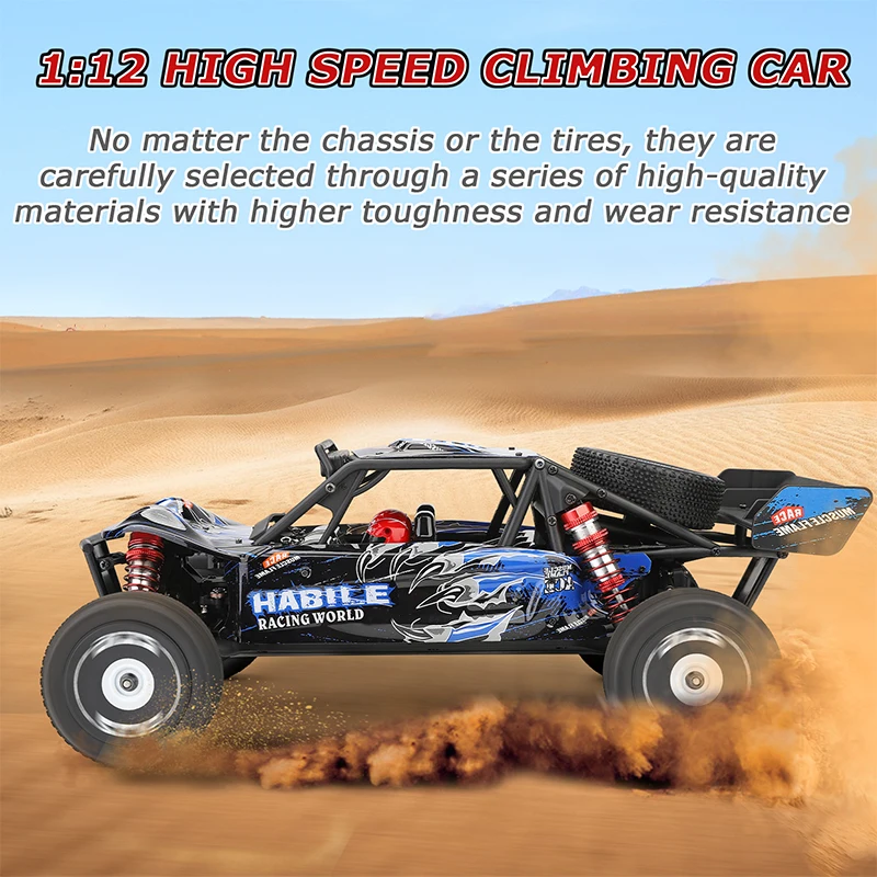 Wltoys 124017 124016 1/12 2.4G Racing RC Cars 4WD Brushless Motor 75Km/H High Speed Remote Control Off-road Drift Toys For Aduit