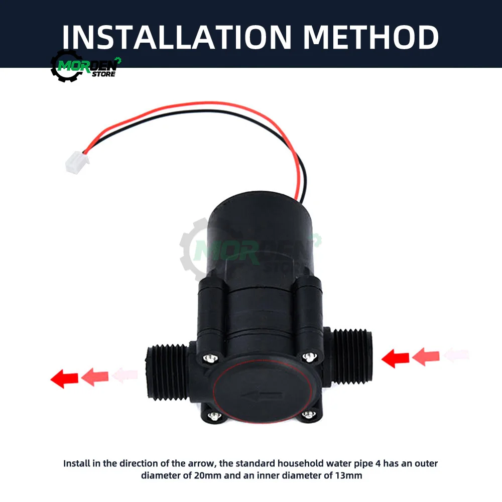 DC 9.8V-18.5V Mini High Power Hydroelectric Turbine Water Flow Generator Electric Hydroelectric Hydro Generator Power Supply hydroelectric generator