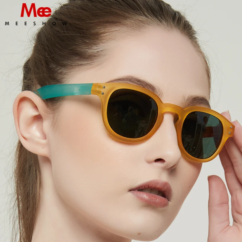 Meeshow Sunglasses 2023 NEW ARRIVAL Retro Men Glasses Europe Style Quality Women Sun Glasses UV400 Protection Sonnenbrillen 1513