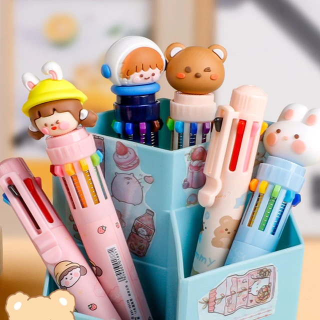 Kawaii Multi-Color Pen All-in-one Stationery Set Learning Office