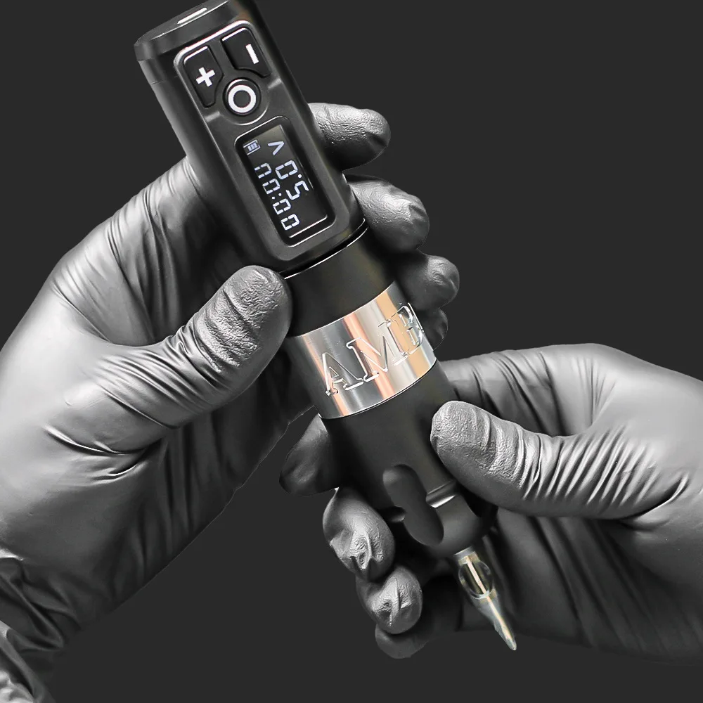 

Ambition Soldier Wireless Tattoo Pen Lithium Battery Pen Tattoo Motor Portable Rechargeable Tattoo Machine Non Slip Design