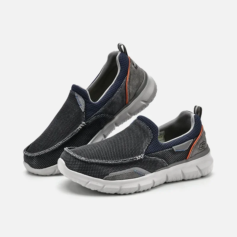 Skechers Del Retto Retro Low-Cut Slip On Canvas Casual Shoes, Leggero, Antiscivolo, Traspirante