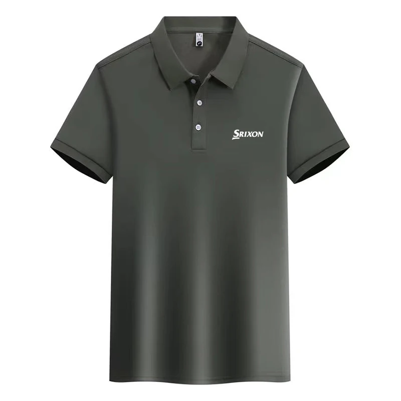남성용 골프 폴로 셔츠, 하이 퀄리티 반팔, 캐주얼 프린트, 비즈니스 패션, 캐주얼 폴로 셔츠, 용수철 및 여름 