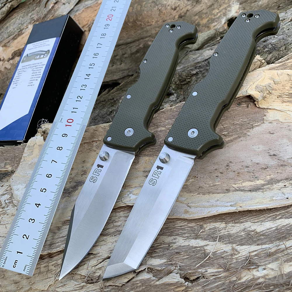 Multi Folding Pocket Knife SR1 Outdoor Hunting Survival Knives EDC Self Defense Tools for Men folding knife