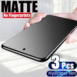 Triple - Pack Soft Matte Frosted Hydrogel Screen Protector Film - TPU, Anti - Fingerprint - 3Pcs Front Film (For Pixel 9 Pro)