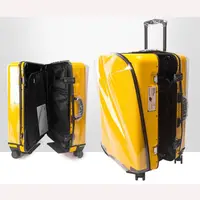 PVC Transparent Suitcase Cover No Disassembly Required Wear-resistant Dustproof Luggage Cover Waterproof Travel Accessories 1