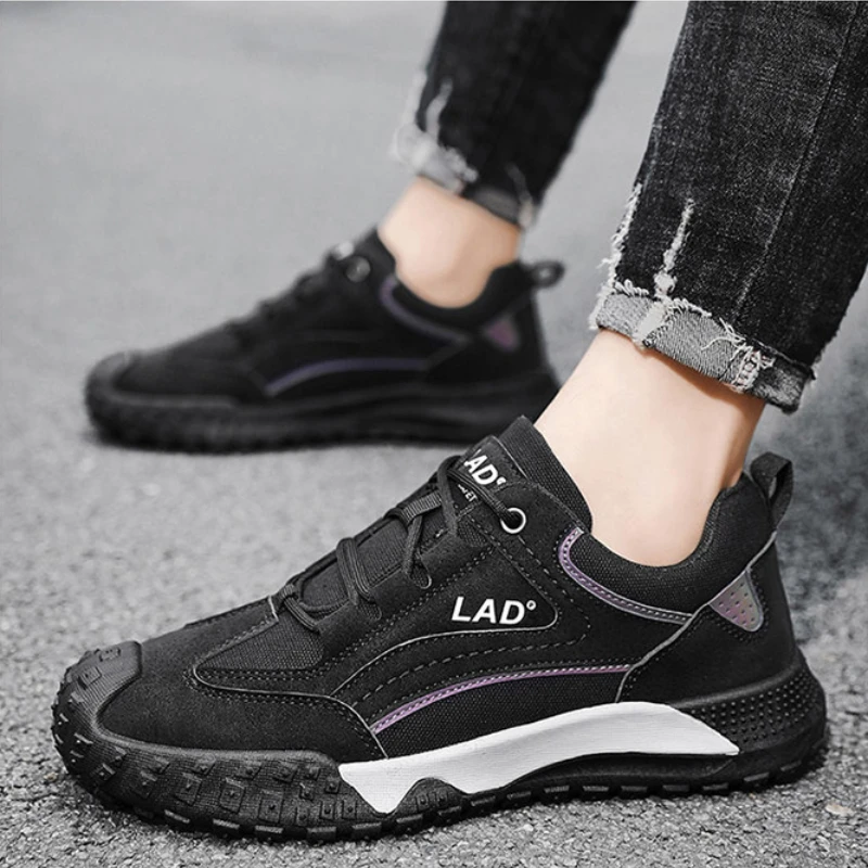 High Quality Men's Sneakers Classics Men Lace-up Shoe for Outdoor Breathable Hiking Shoes Comfortable Sneakers Male Safety Shoes 6