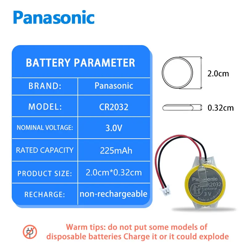 Panasonic cr2032 battery deals