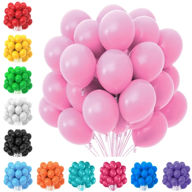 10/20/30pcs Adulte Mariage Ballons En Latex Rose Or Blanc Colore Gonflable  Enfants Decoration De Fete D'anniversaire Ballon De Douche De Bebe