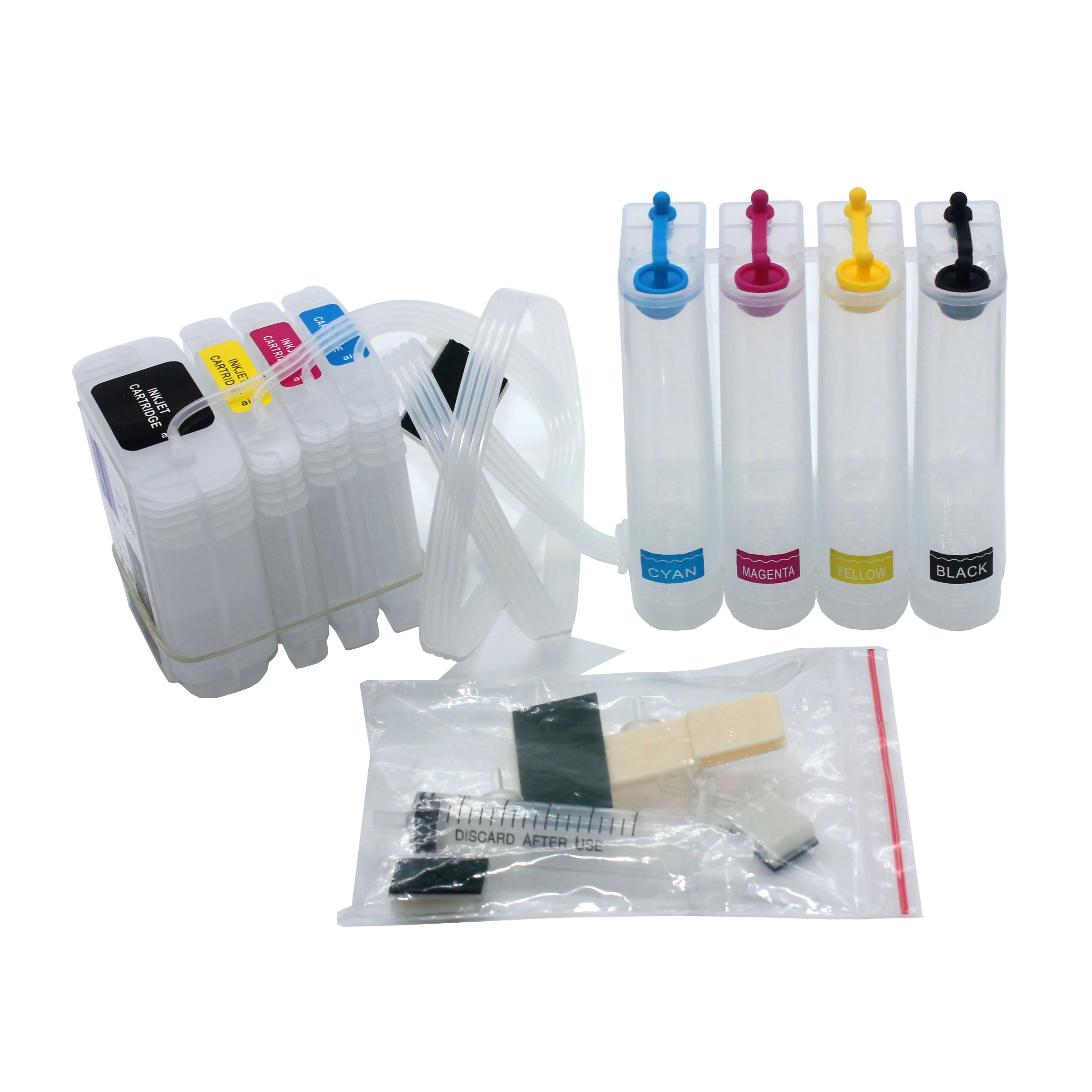 HP Designjet 111 프린터용 영구 칩 포함 빈 Ciss 시스템, 11 82