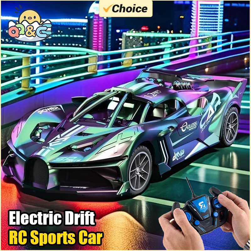 4WD RC Sports Car High Speed Remote Control Mini Scale Model Vehicle Electric Drift Racing Car Toys for Boys Kids Back to School