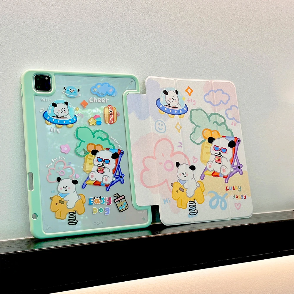 

For iPad 9th/8th/7th Generation Case,Kids Cartoon PU Leather iPad 10.2 Case 2021 2020 2019 Flip Stand Cover with Auto Wake/Sleep