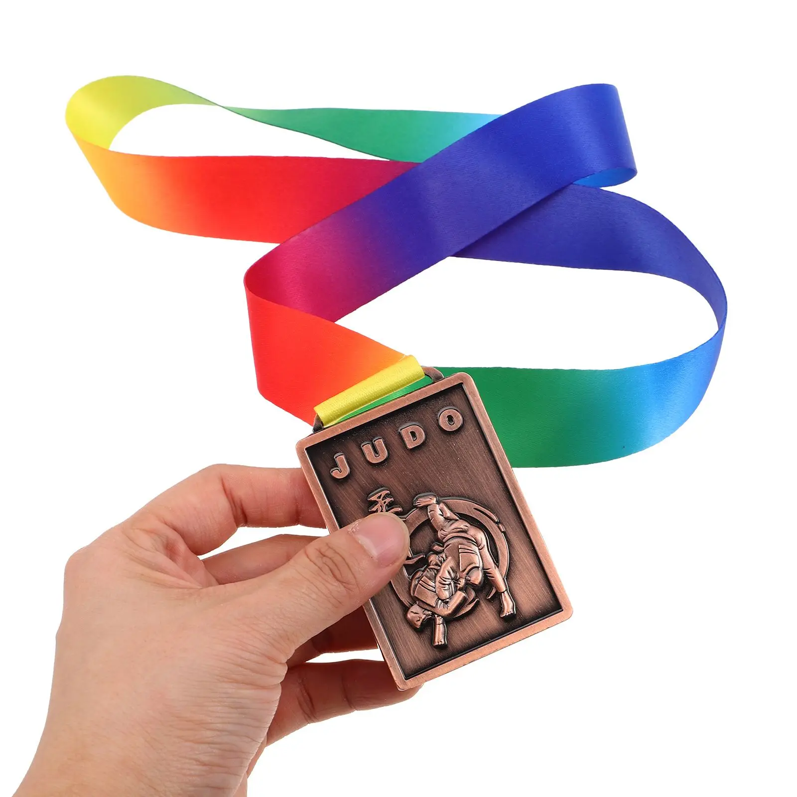 Zinc Alloy Judo Medal Participation Award Copper Silver Bronze Medals For Sports Game Awards Souvenirs Team Sports Martial