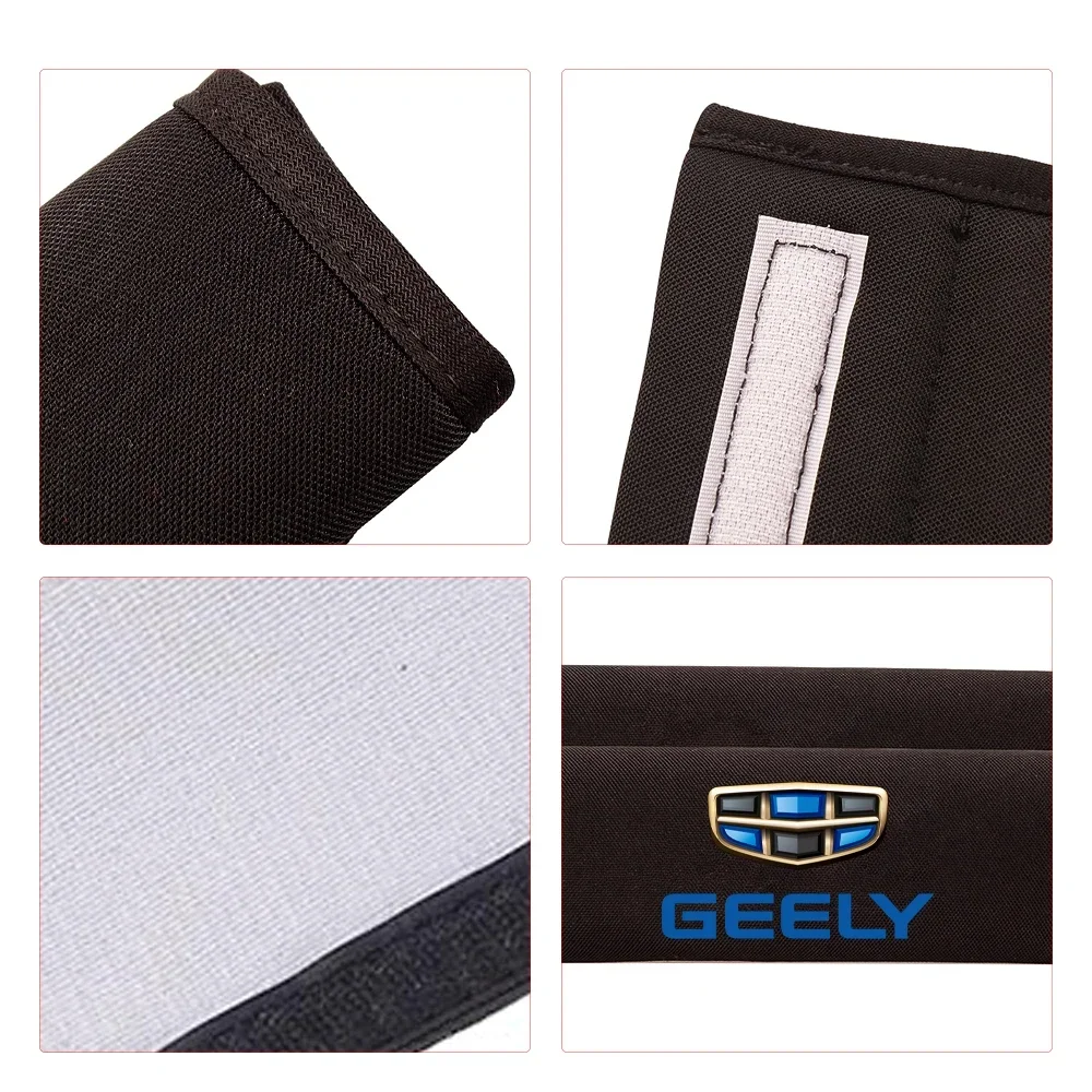 Car Styling Breathable Ice Silk Car Seat Belt Pads Cover 1 Pair For Chery Jaecoo J7 J8