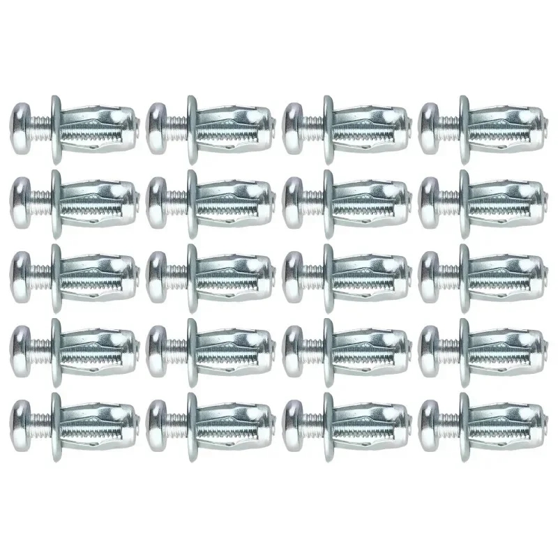 Expansion Plugs 20pcs Jack Nuts Screw Petal Screw Anchors for Curtain