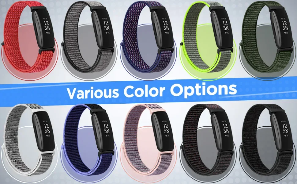 Breathable Sports Nylon Loop Strap Wristband - Comfortable Bracelet for Active Lifestyles