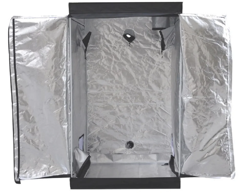 600D Reflective Oxford Cloth Waterproof Black Silver Blackout Mylar Polyester Oxford Canvas Cloth for Grow Tent Fabric