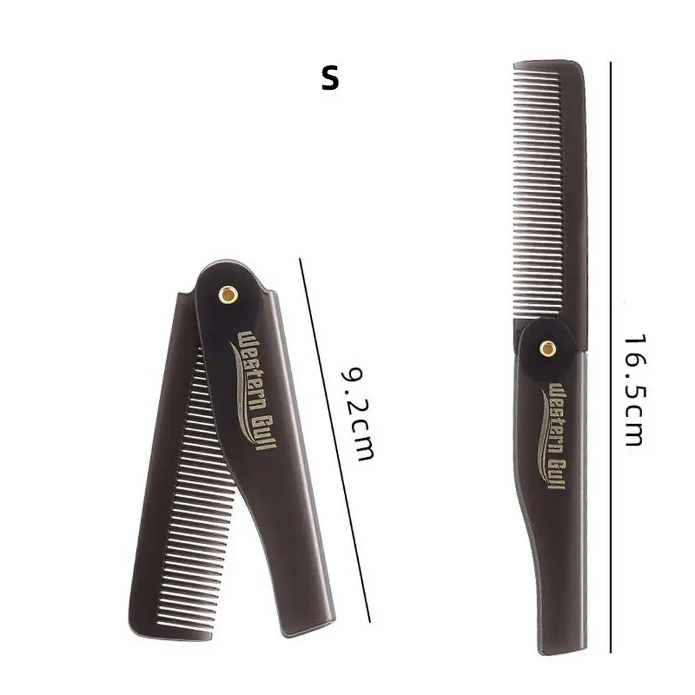 Professional Beard Combs Hairdressing Hair Accessories Hair Styling Tool Oil Head Comb Folding Comb Men Hair Brush