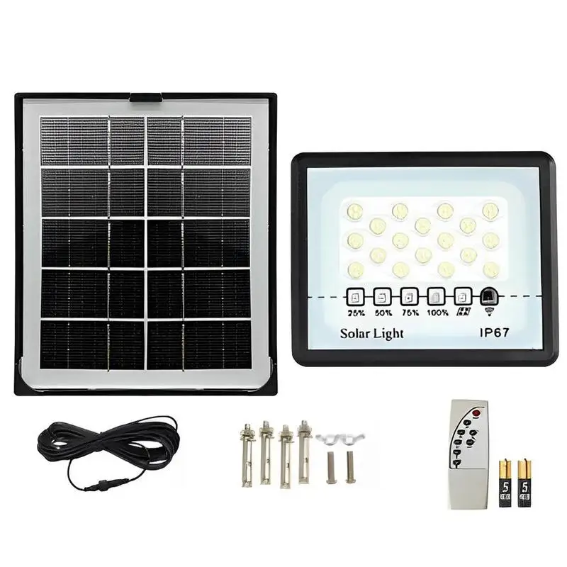 

Outdoor Solar Lights LED Solar Flood Lights Solar Powered Sensor Lights Decoration For Parking Lot Front Door Yard Garage Garden