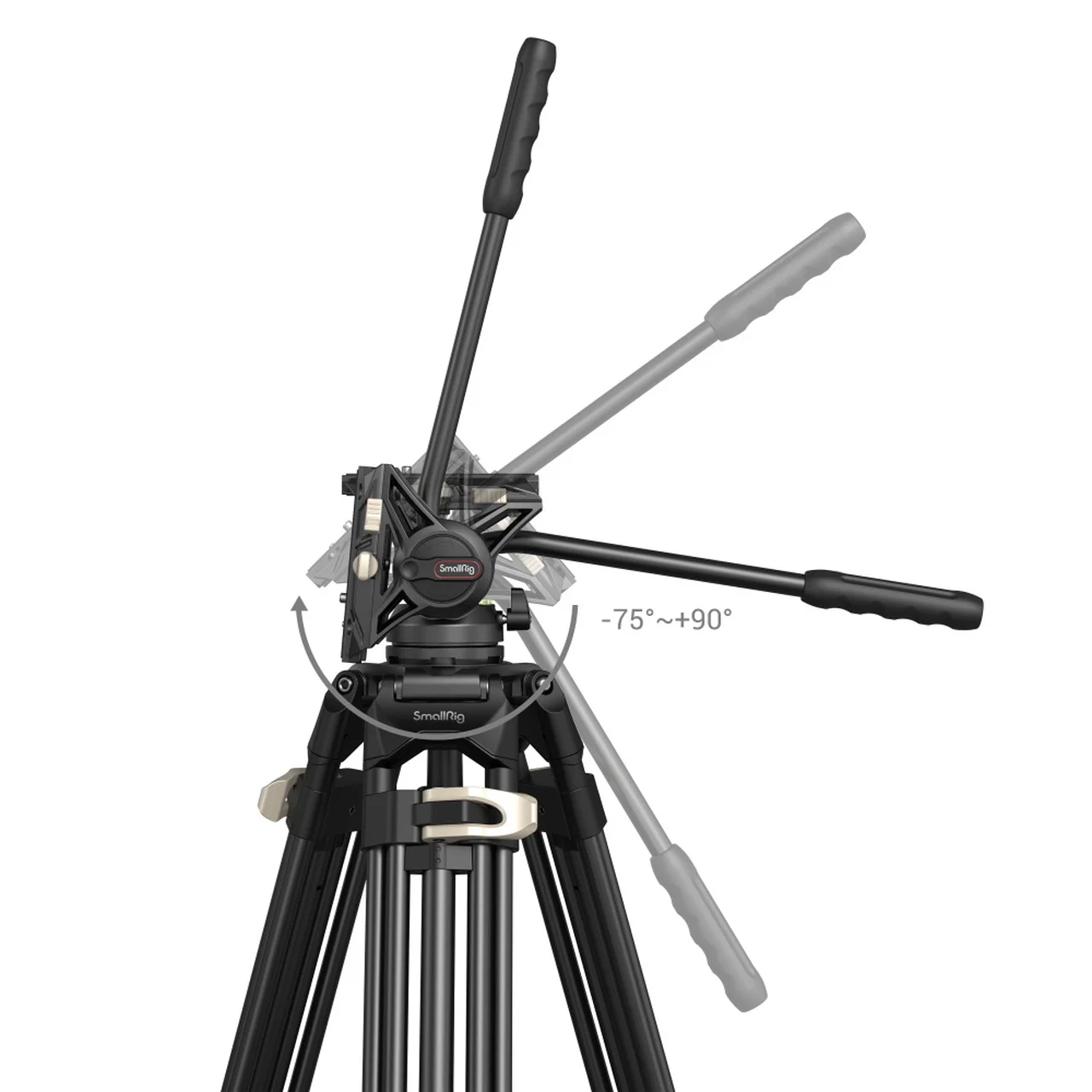 SmallRig Heavy Duty Fluid Head Tripod AD-01 3751 Universal quick release plate Aluminum Alloy Manfrotto camera fluid head