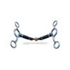 105mm/115mm/127mm/135mm/145mm Stainless Steel Horse Mouth Ring Jointed Bit Equestrian Snaffle Tool Stainless Steel Curb Bit 5